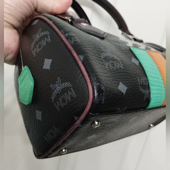 MCM Princess Lion Mini Boston Bag - Picture 8 of 14